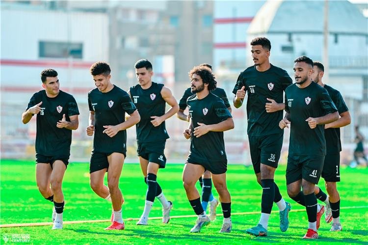 فقرة خاصة للمهاجمين ولاعبي الوسط في نهاية مران الزمالك