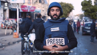 من هو أنس النجار الذى ظهر في فيديو تقديم وسام أبو على مهاجم الأهلي الفلسطيني
