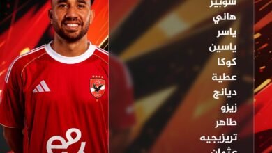 تشكيل الأهلي الرسمي أمام يانغ أفريكانز