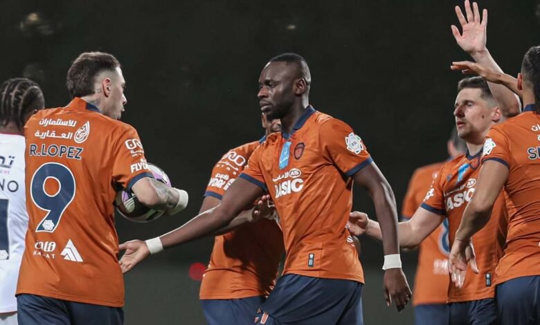 مباراة الفيحاء ضد ضمك