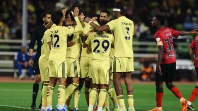 النصر ضد ضمك