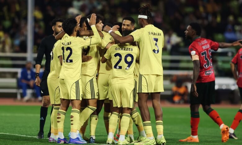 النصر ضد ضمك